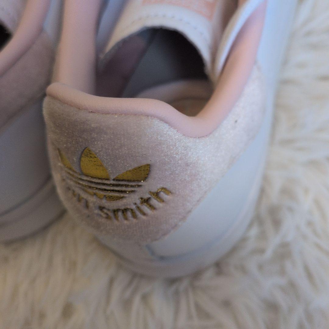 25cm　スタンスミス　新品　ホワイト/ピンク アディダス