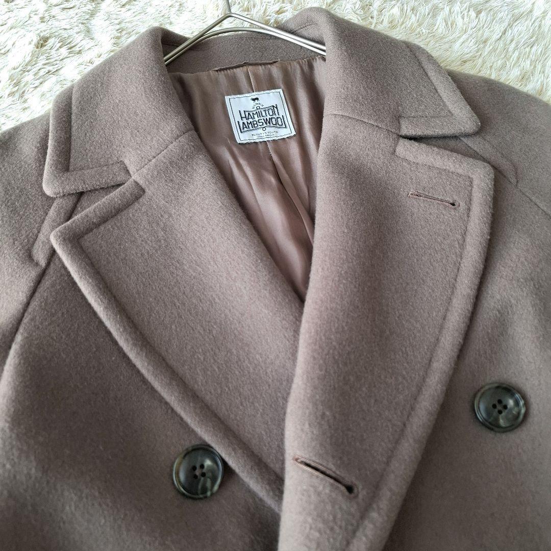 ビューティーアンドユース ハミルトンラムウール チェスターコート ロング M
