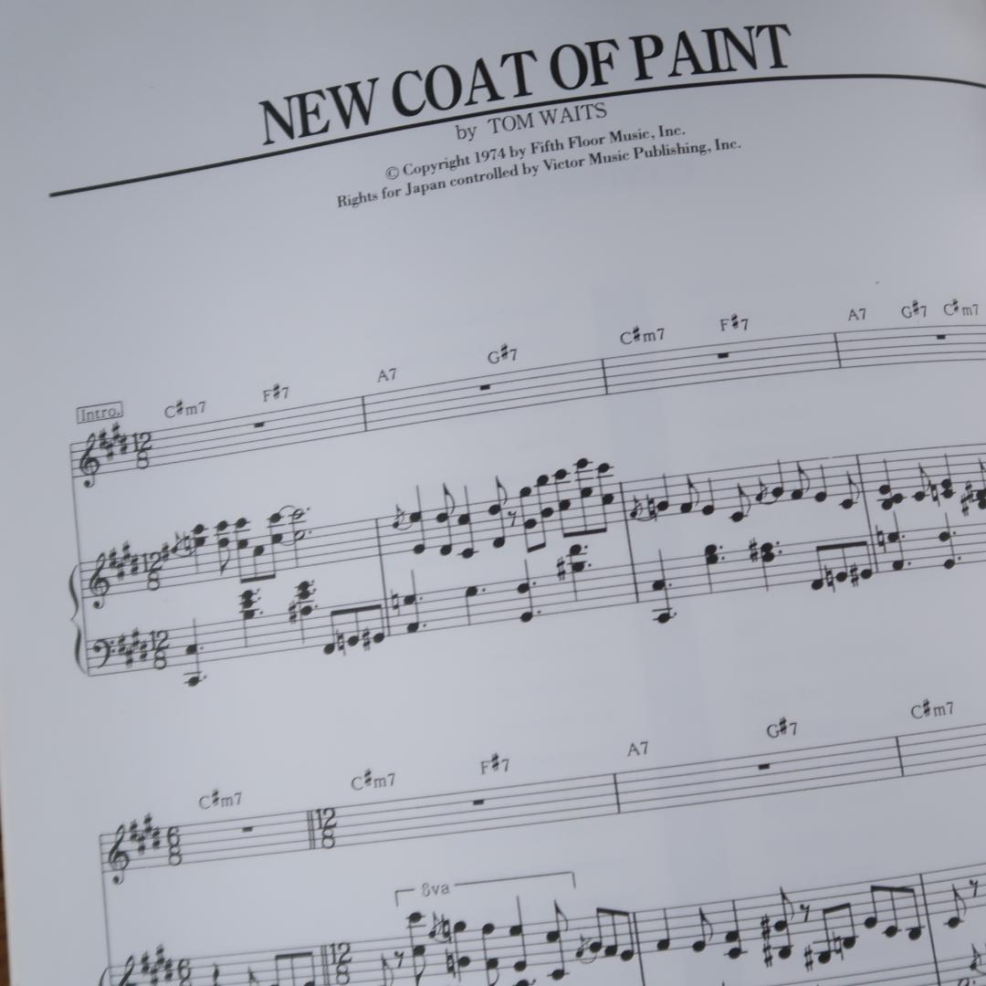 セール！　希少！　ピアノ曲集 ピアノ弾き語り　TOM WAITS トム・ウェイツ