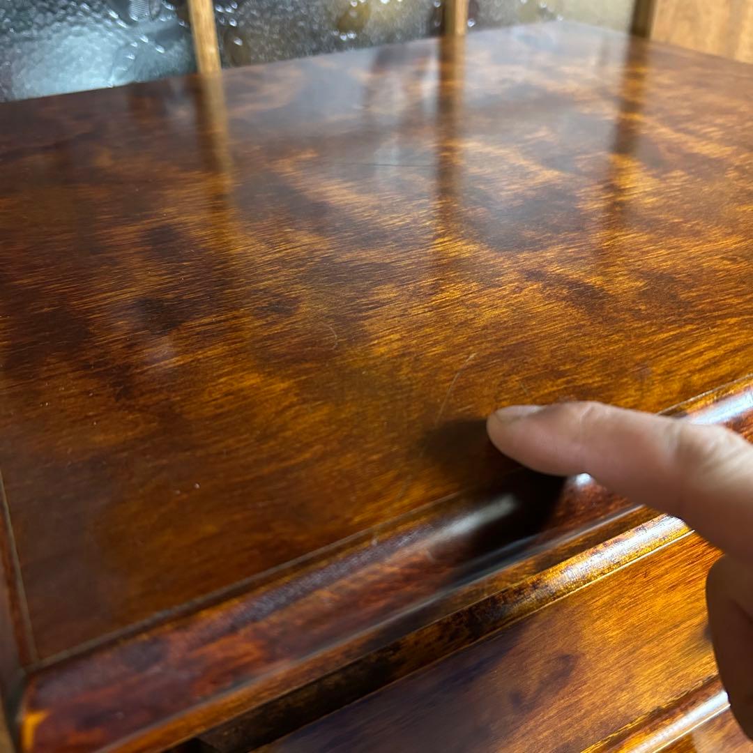 【美品】 猫脚 8段 チェスト