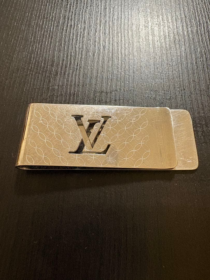 ルイヴィトン M65041 ビルクリップ シャンゼリゼ マネークリップ　箱付き