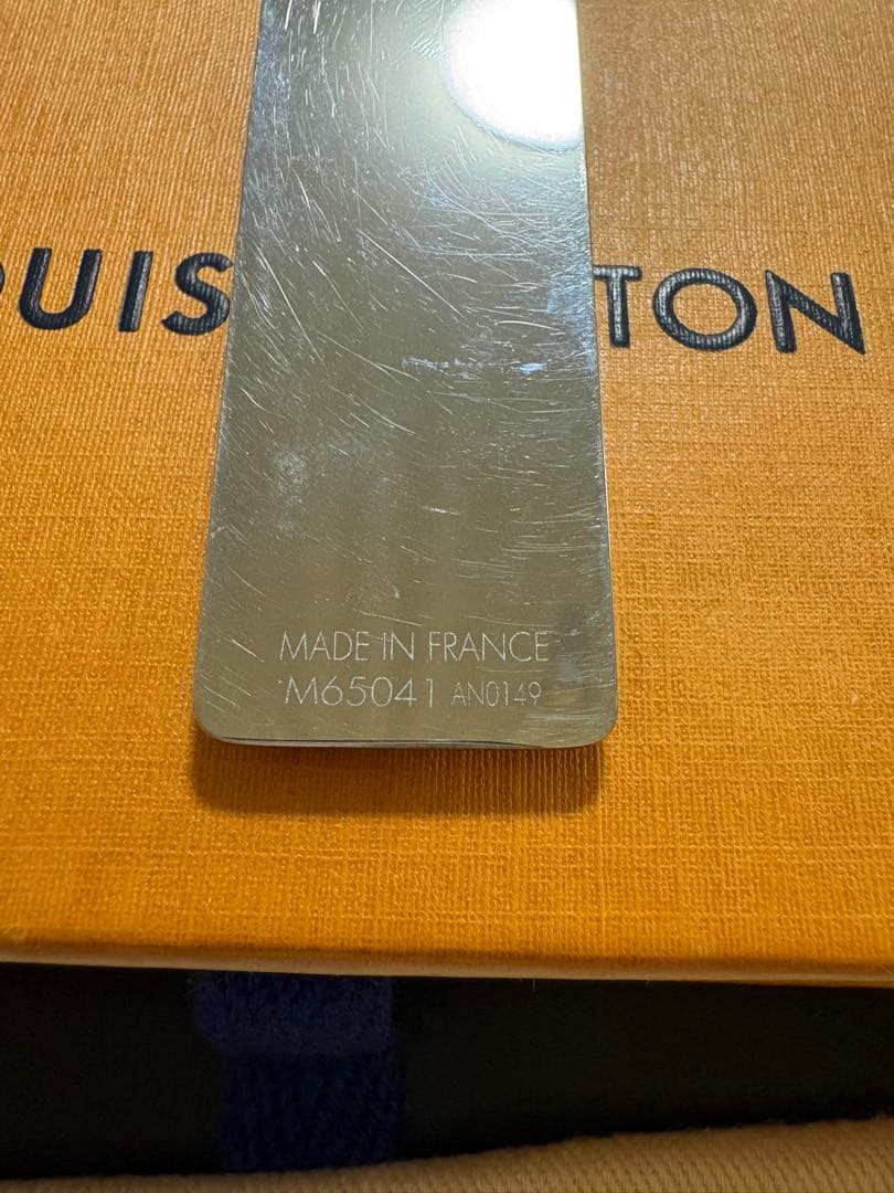 ルイヴィトン M65041 ビルクリップ シャンゼリゼ マネークリップ　箱付き