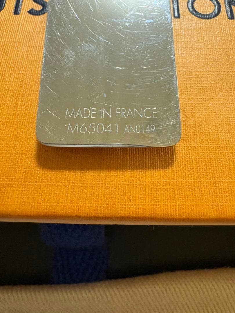 ルイヴィトン M65041 ビルクリップ シャンゼリゼ マネークリップ　箱付き