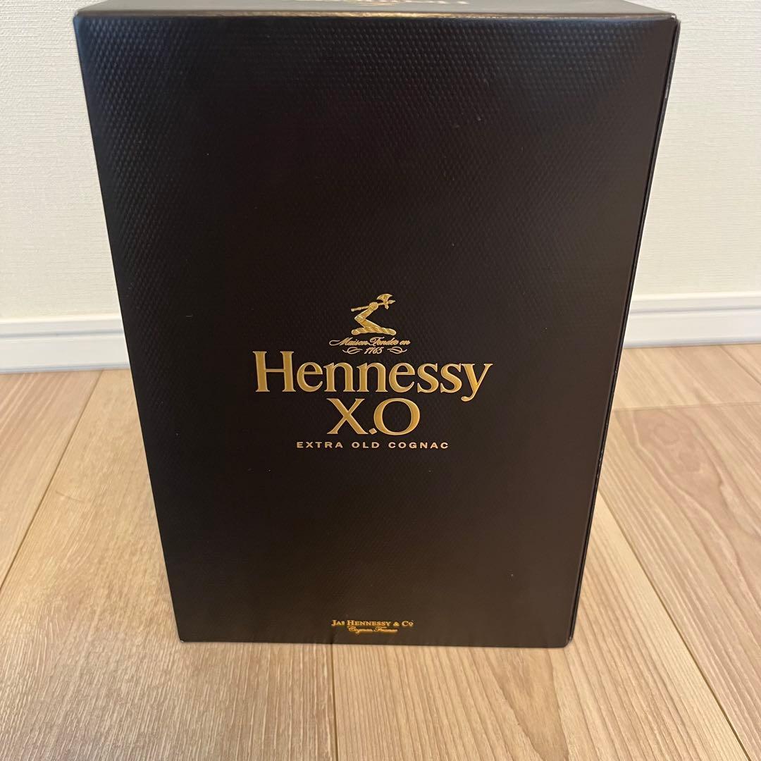 Hennessy X.O エクストラオールドコニャック ギフトボックス付き