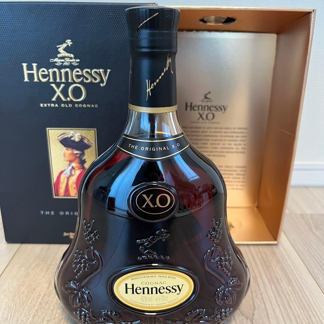 Hennessy X.O エクストラオールドコニャック ギフトボックス付き