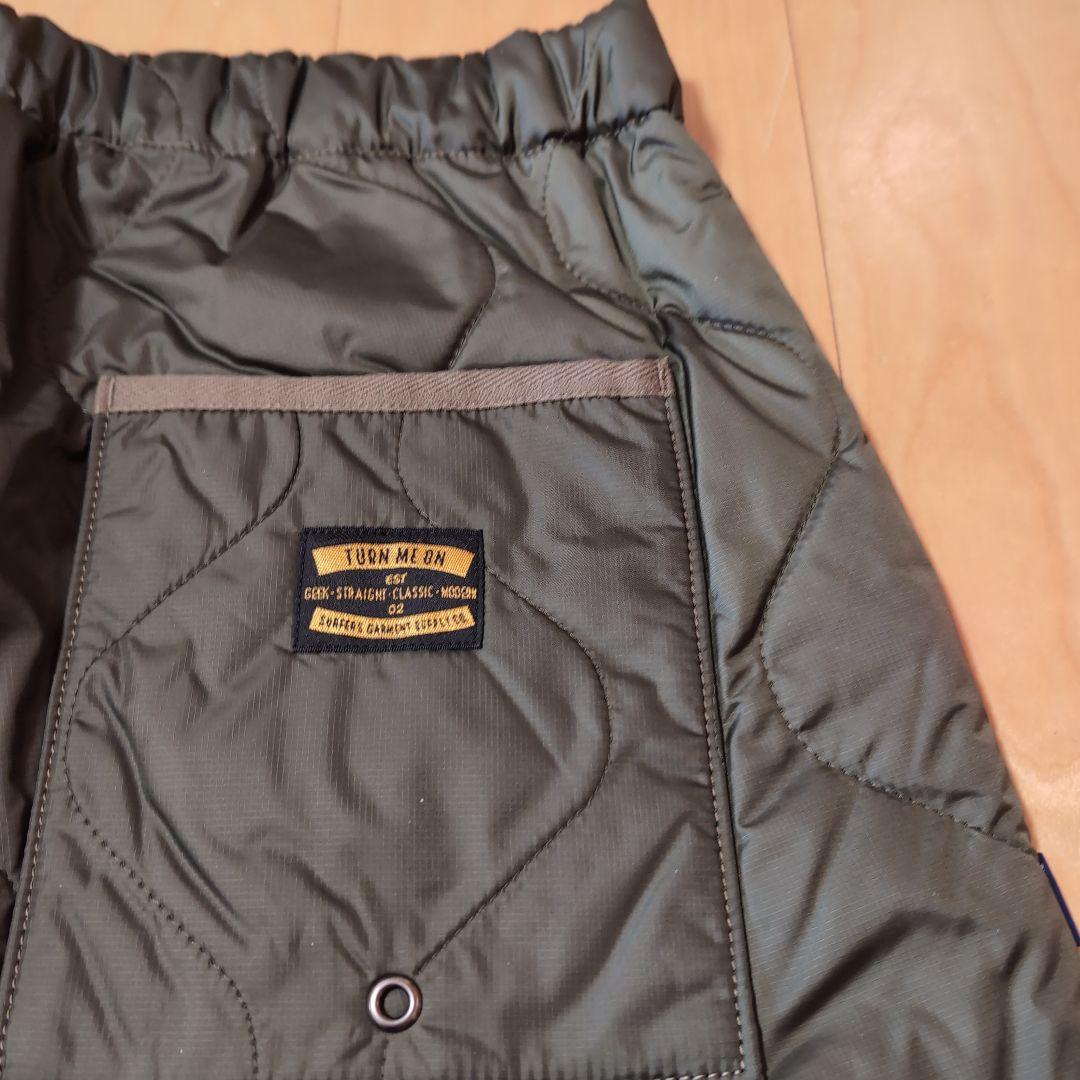 t*e様 TURN ME ON® キルティングイージーベイカーパンツ オリーブ