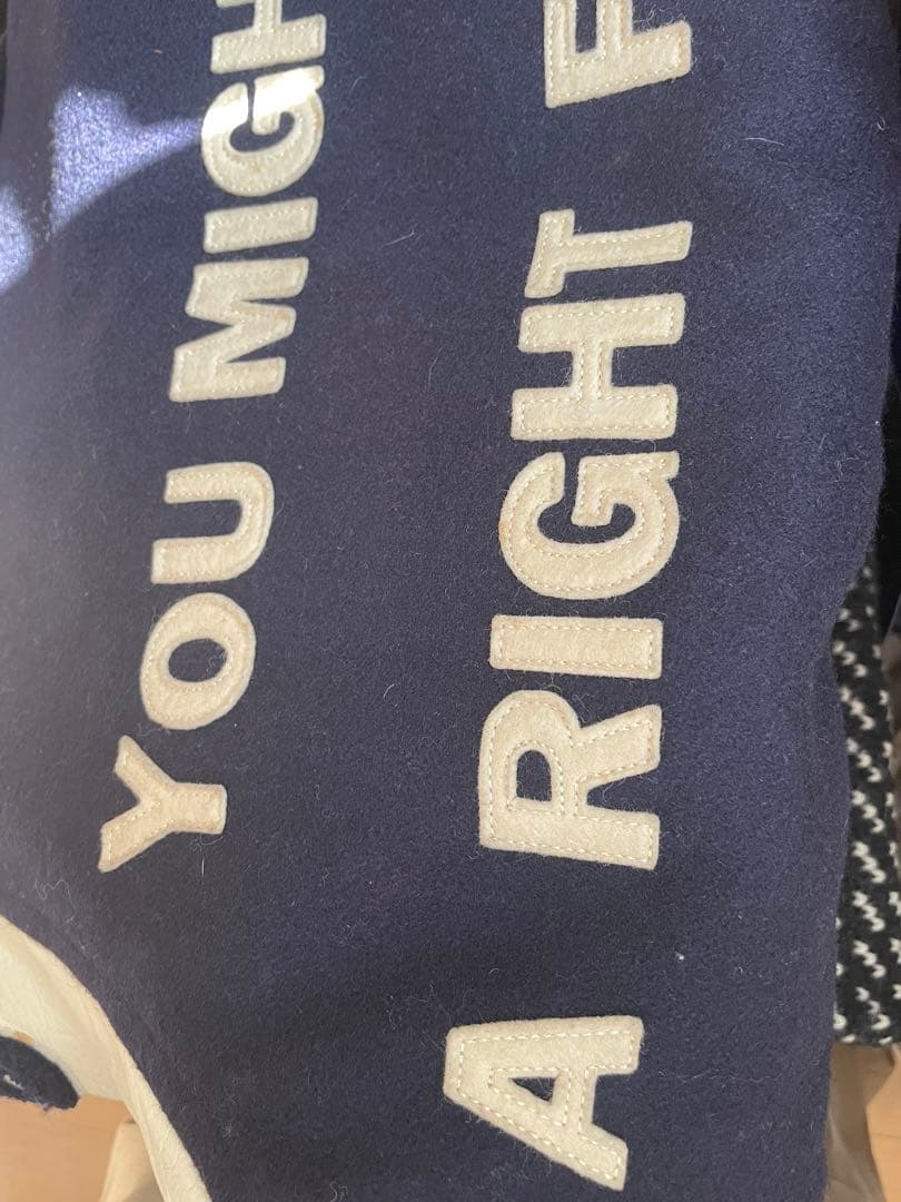 GENERAL RESEARCH スタジャン ネイビー/ホワイト