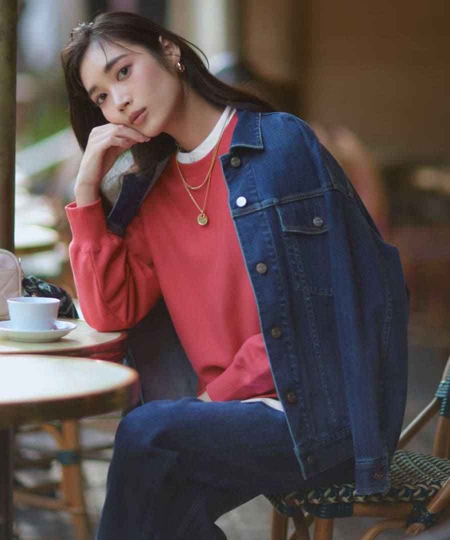 新品未使用　23区L RED CARD デニムジャケット　44