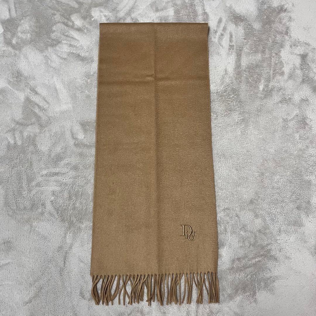 Christian Dior ディオール カシミヤ100% マフラー ベージュ