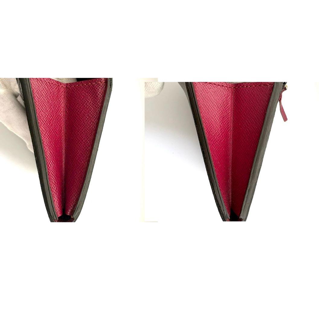 ルイヴィトン モノグラム ポルトフォイユ エミリー フューシャ M61289