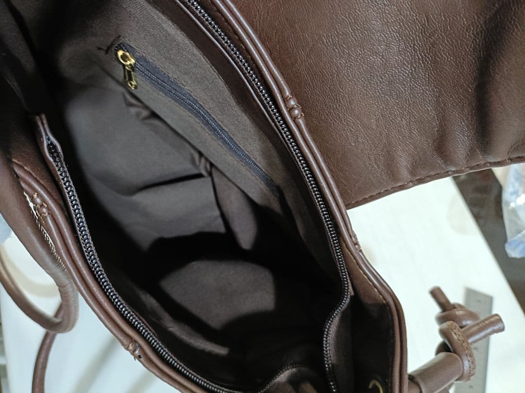 新品　Agnes bロゴ ブラウン　ショルダーバック　アニエス・ベー