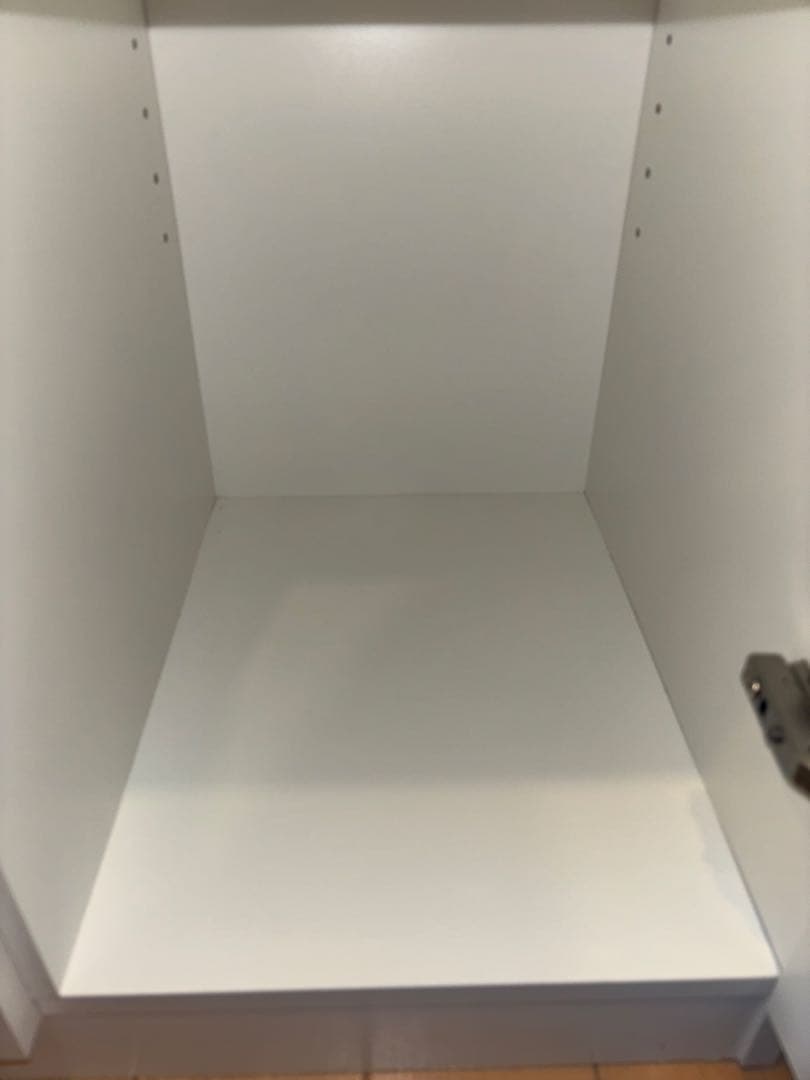 【7月末まで値下げ】送料込　組立済み　ニトリ食器棚レンジ台