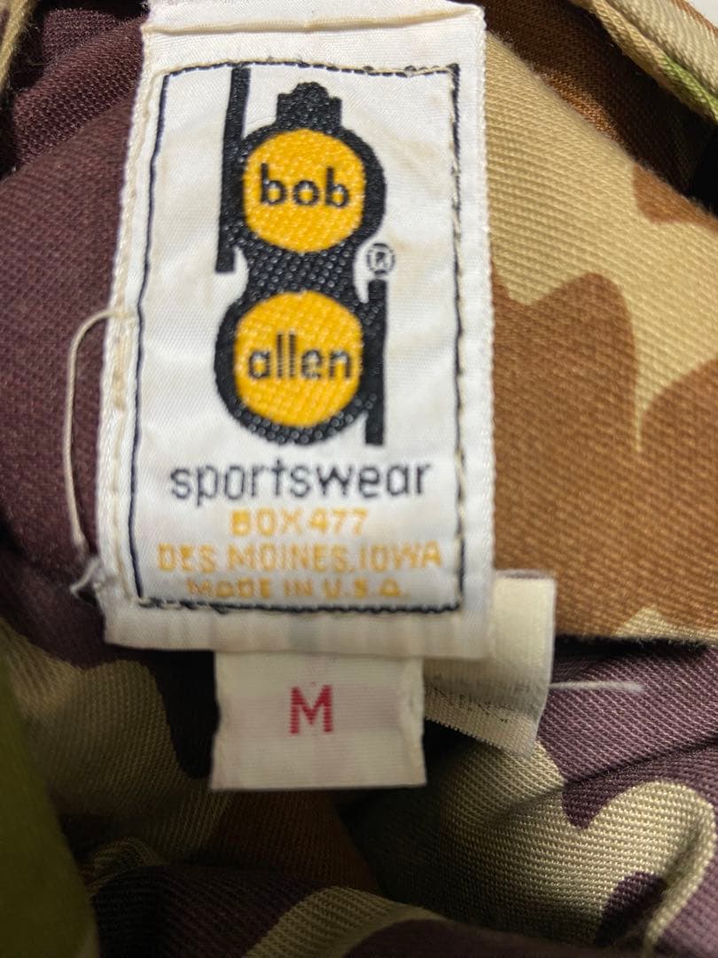 貴重★bob allenマックカモ　duck camo ダウンベスト