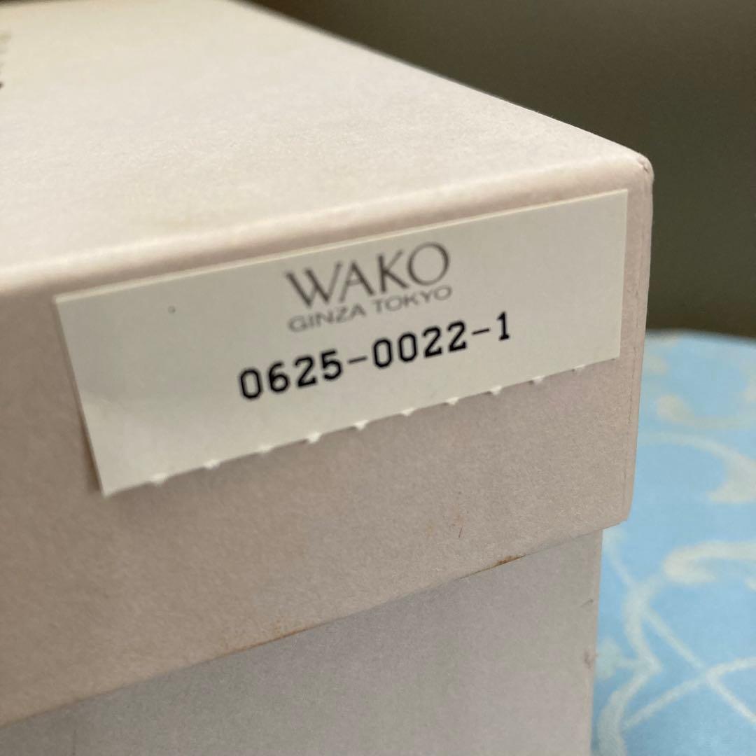 【新品】銀座WAKO 和光 銀細工 おしぼりトレイ おしぼり入れ5個 専用箱付き