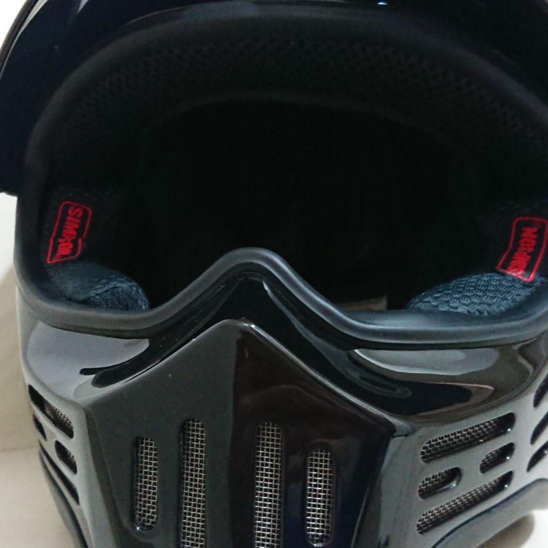 SIMPSON、 M30、ブラック フルフェイスヘルメットM58cm