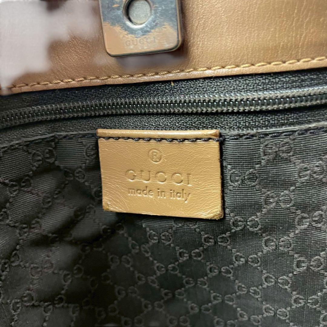 GUCCI トートバッグ　シェリーライン　オールレザー　グッチ 002 1134