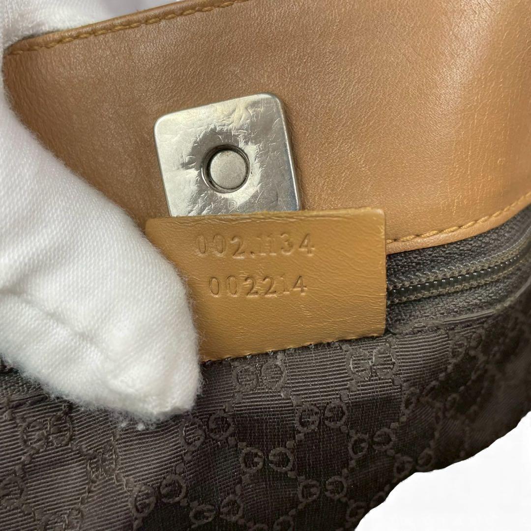 GUCCI トートバッグ　シェリーライン　オールレザー　グッチ 002 1134