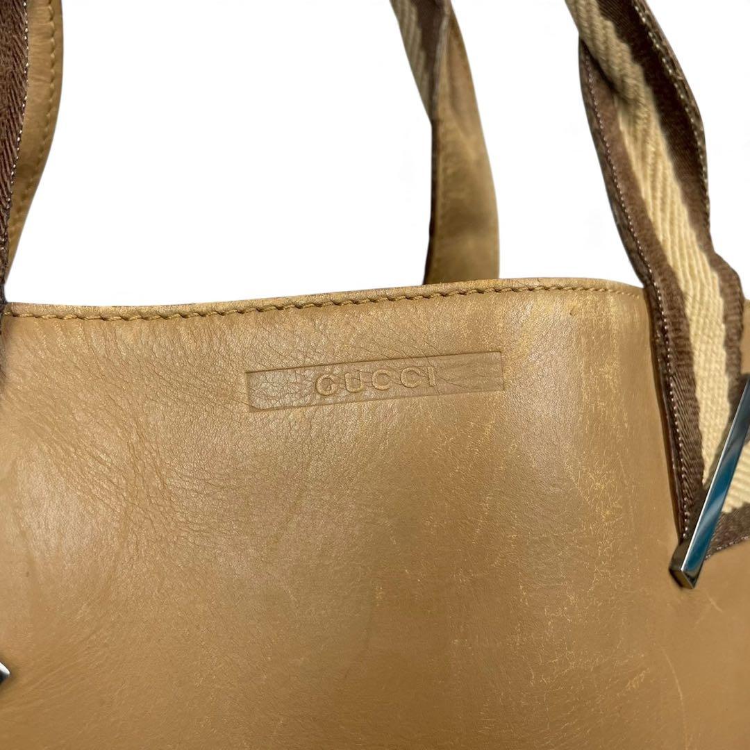 GUCCI トートバッグ　シェリーライン　オールレザー　グッチ 002 1134