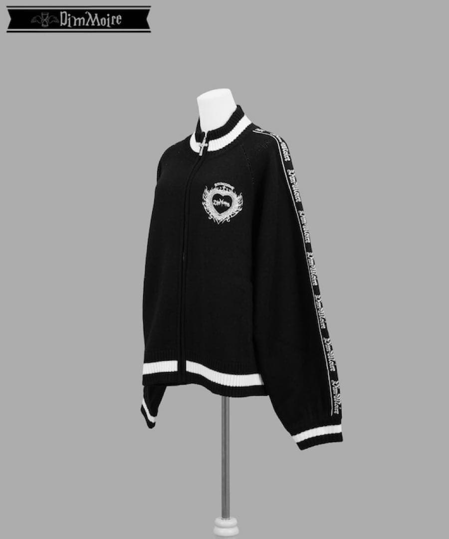DimMoire ディムモアール ニットジャージトップス ブラック