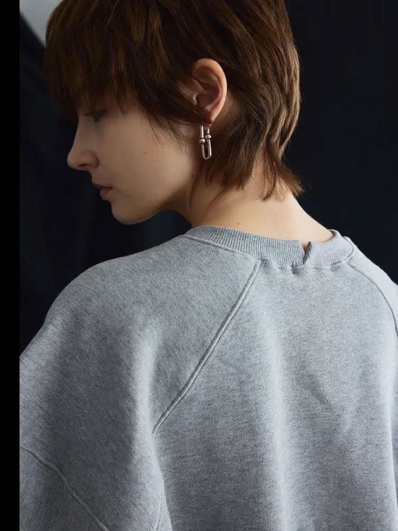 AMOMMA PUFF SLEEVE SWEAT 起毛なし スウェット