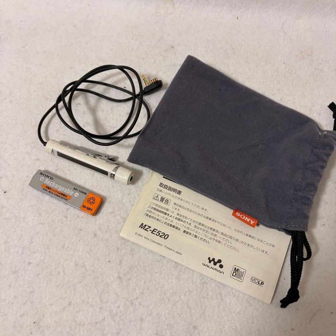 Sony WALKMAN MZ-E520 MDプレーヤー ピンク ウォークマン