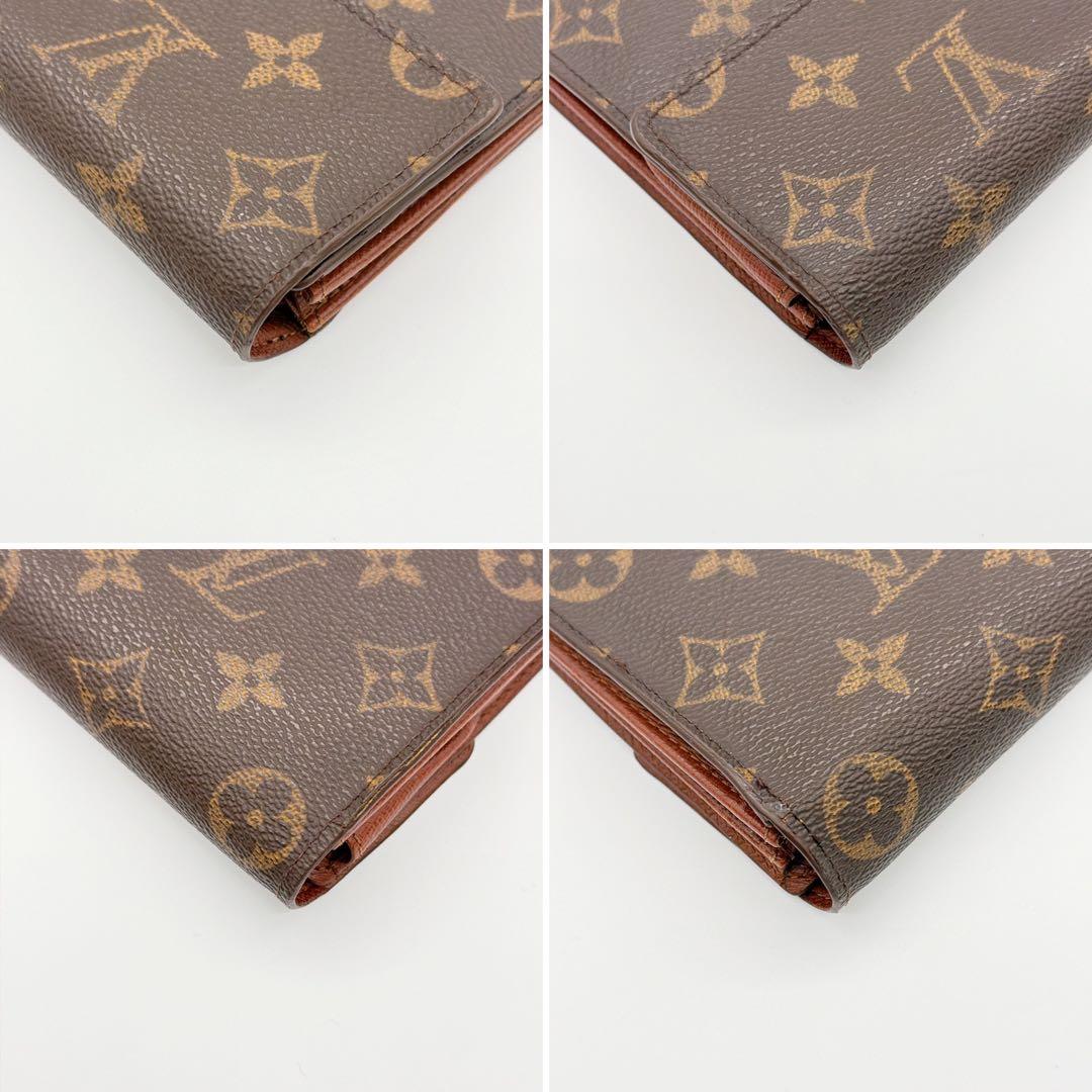 【良品】ルイヴィトン モノグラム ポシェット ポルトモネ クレディ 長財布 サラ