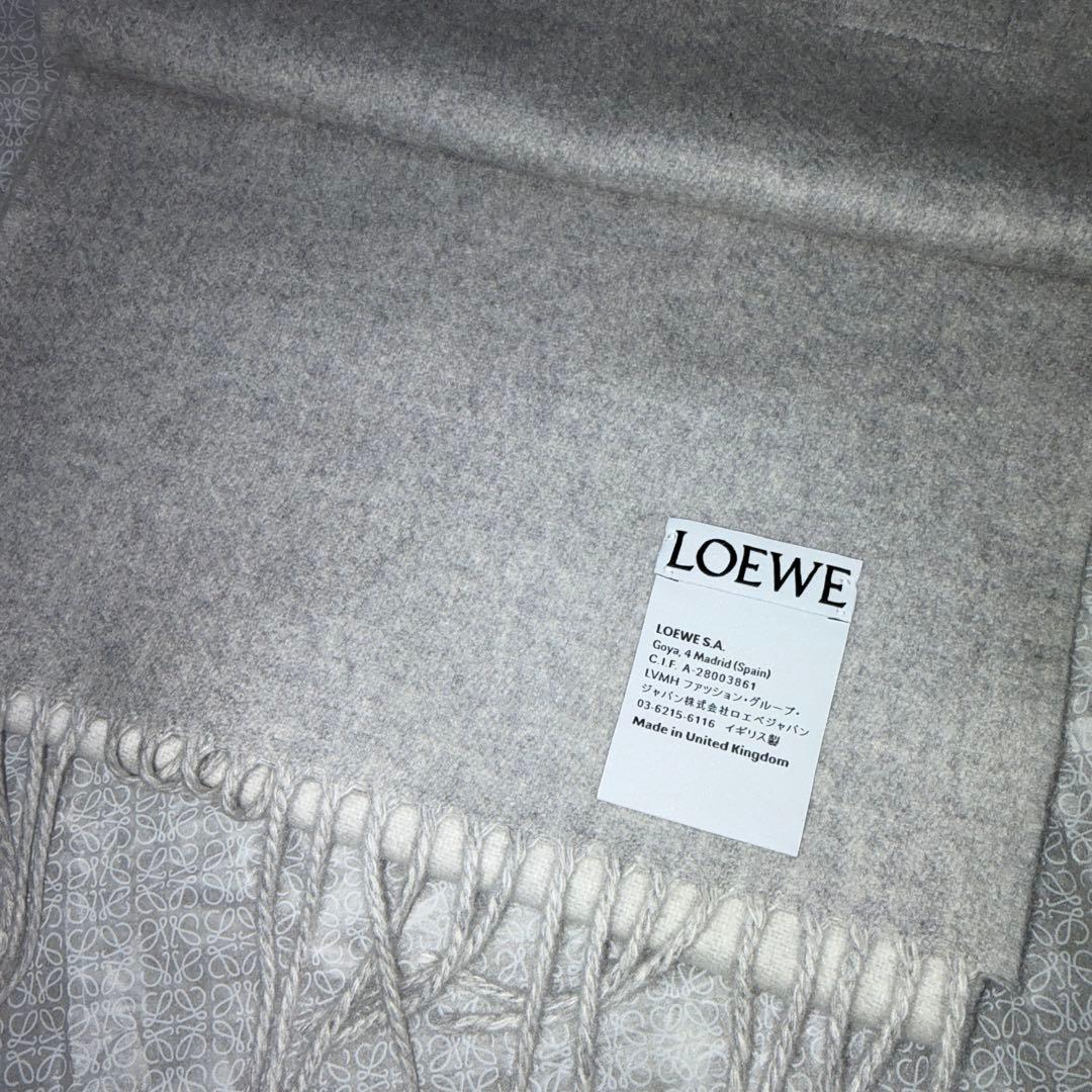 LOEWE バイカラー　マフラー　新品未使用