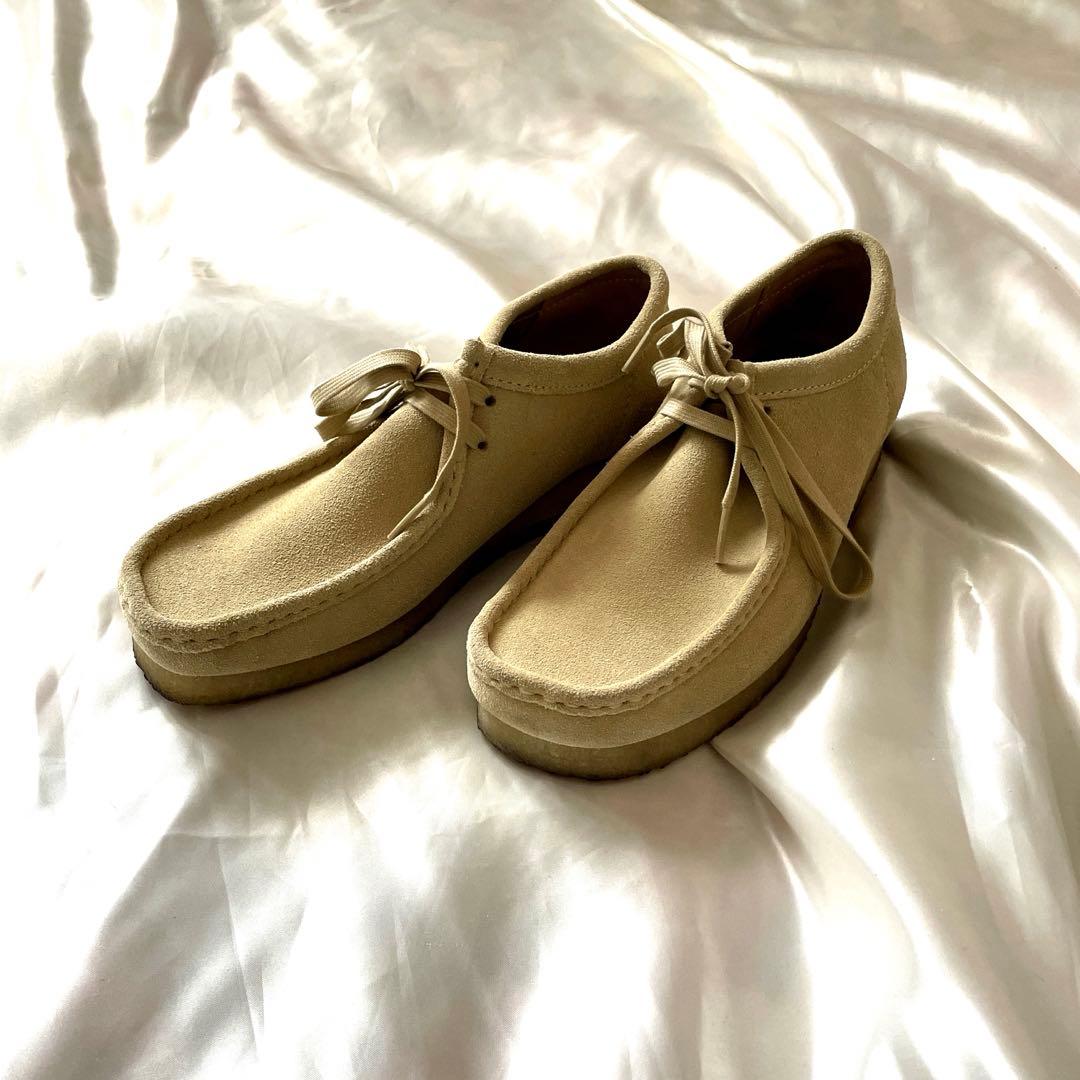 美品　Clarks クラークス　スエード　ワラビー　25cm