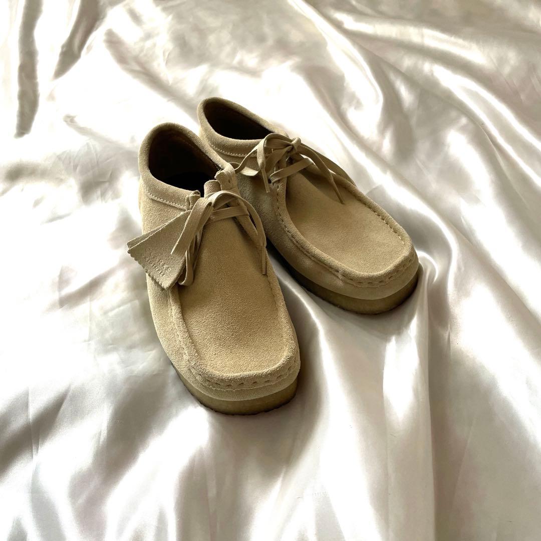 美品　Clarks クラークス　スエード　ワラビー　25cm