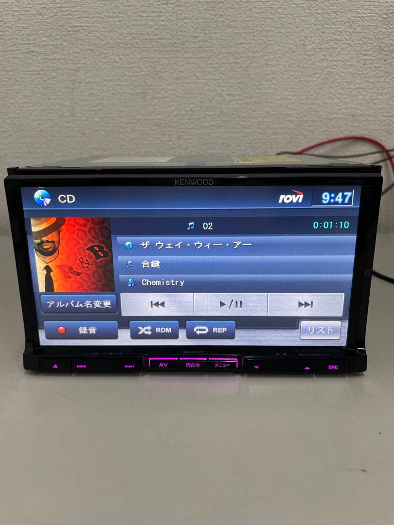 ケンウッド◇MDV-727DT◇フルセグ/CD/DVD/BT/SD