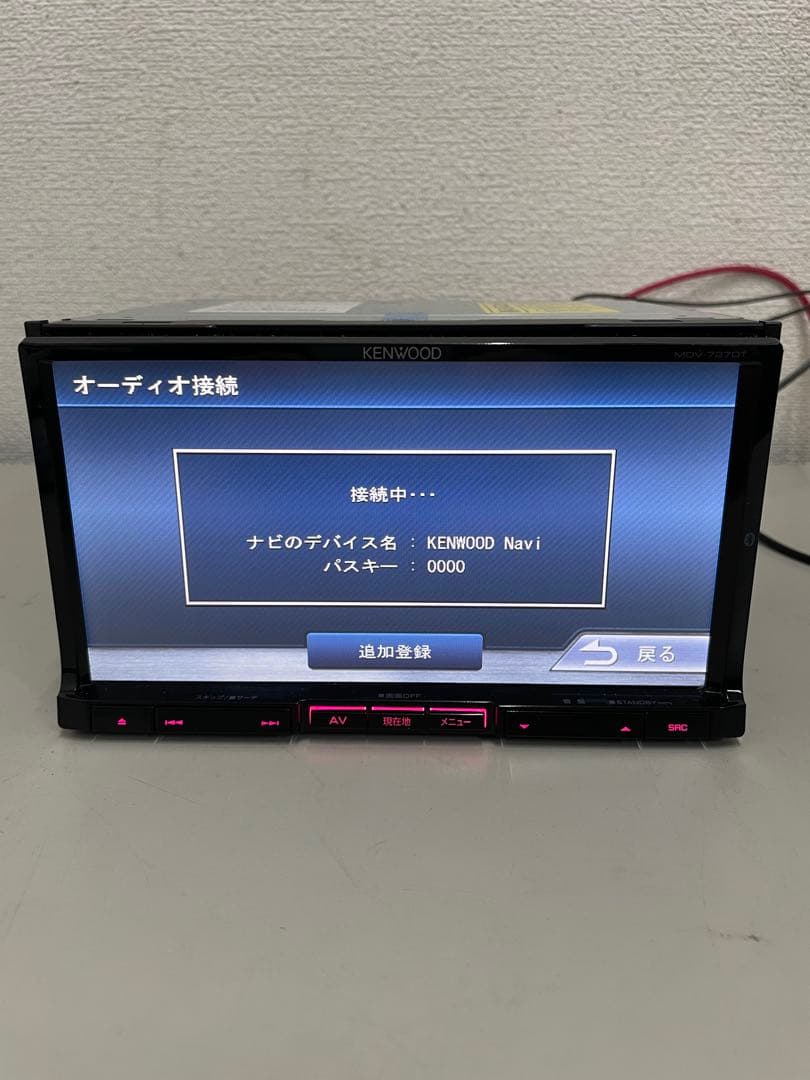 ケンウッド◇MDV-727DT◇フルセグ/CD/DVD/BT/SD