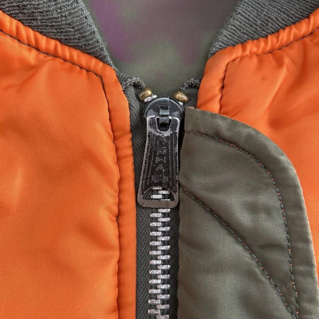 アメリカ製 80s ALPHA社 MA1 ジャケット