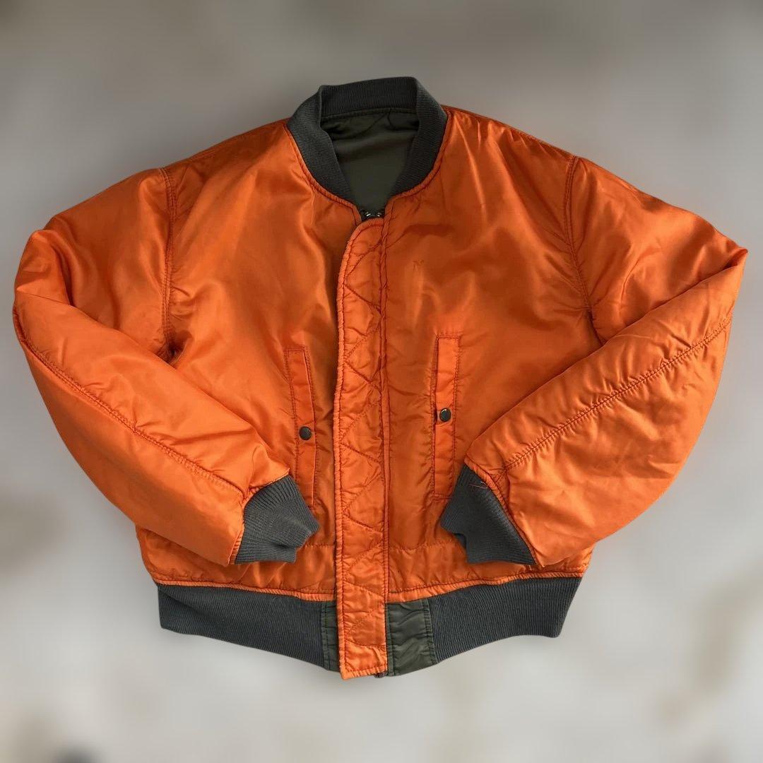 アメリカ製 80s ALPHA社 MA1 ジャケット