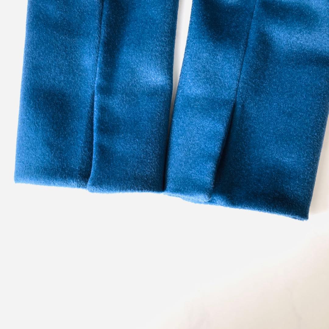 新品タグ付✨️マックスマーラ　ラナウェイ　ガウンコート　ベルテッド　ブルー　36