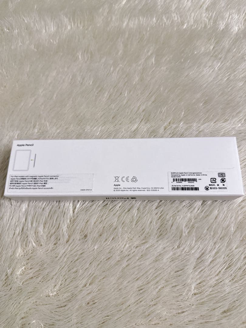 Apple Pencil アップルペンシル 第2世代 A2051