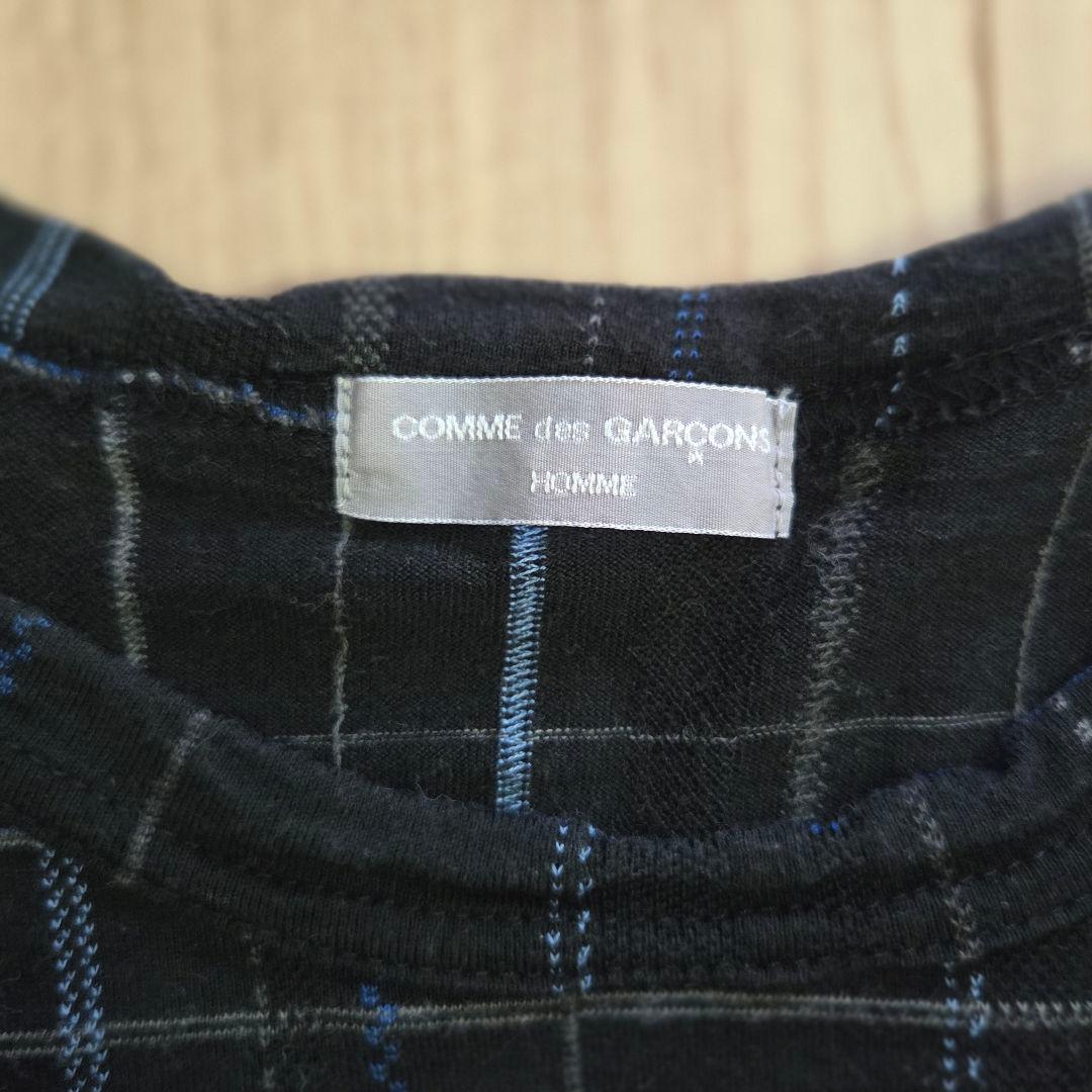 s*h様 COMME des GARÇONS HOMME チェック柄 Tシャツ