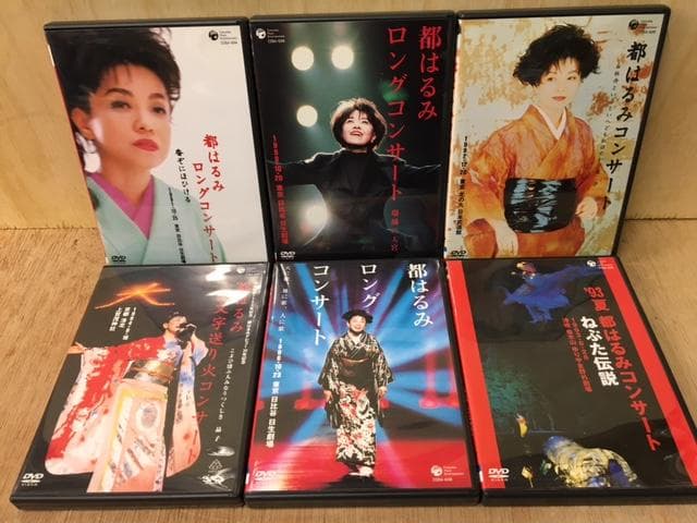 都はるみ コンサート・ロングコンサート DVD6枚セット　DISC美品です