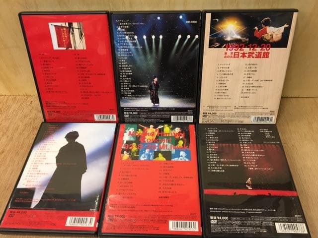 都はるみ コンサート・ロングコンサート DVD6枚セット　DISC美品です