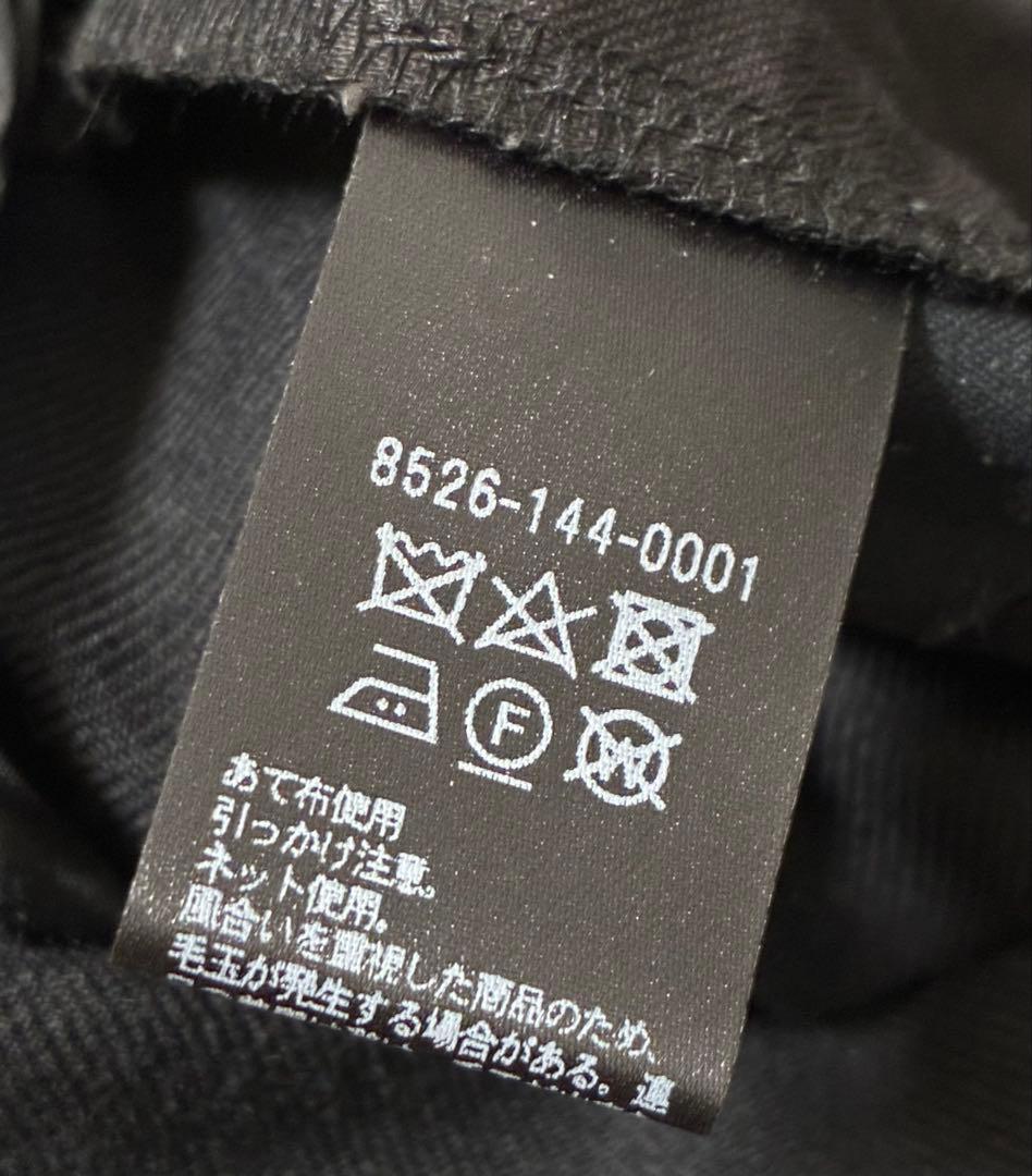 かんぐれconte コンテ ジップアップ Vネック オールインワン ブラッ