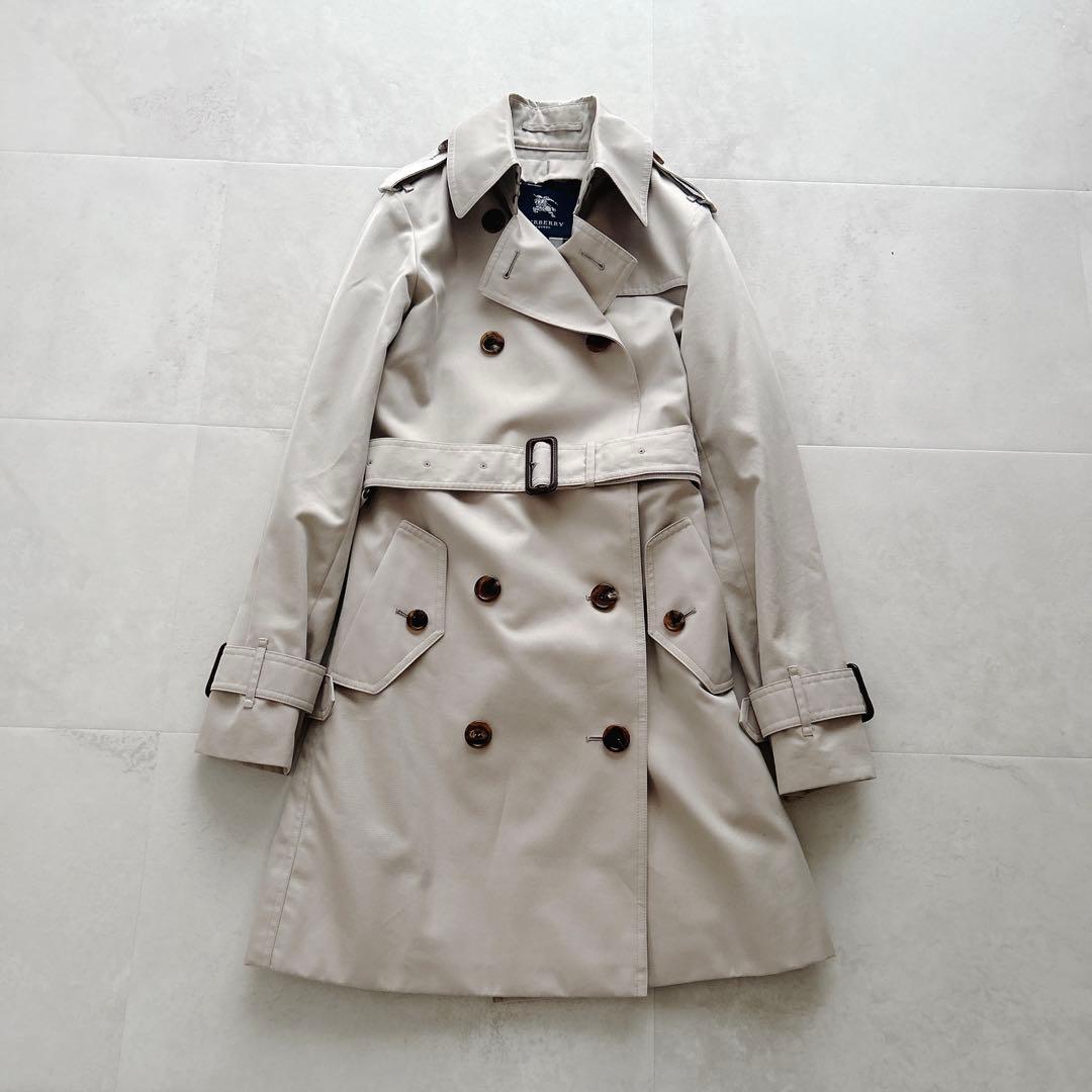 定番✨人気　バーバリーロンドン　ノバチェック　トレンチコート　ダブル　ベルト付き