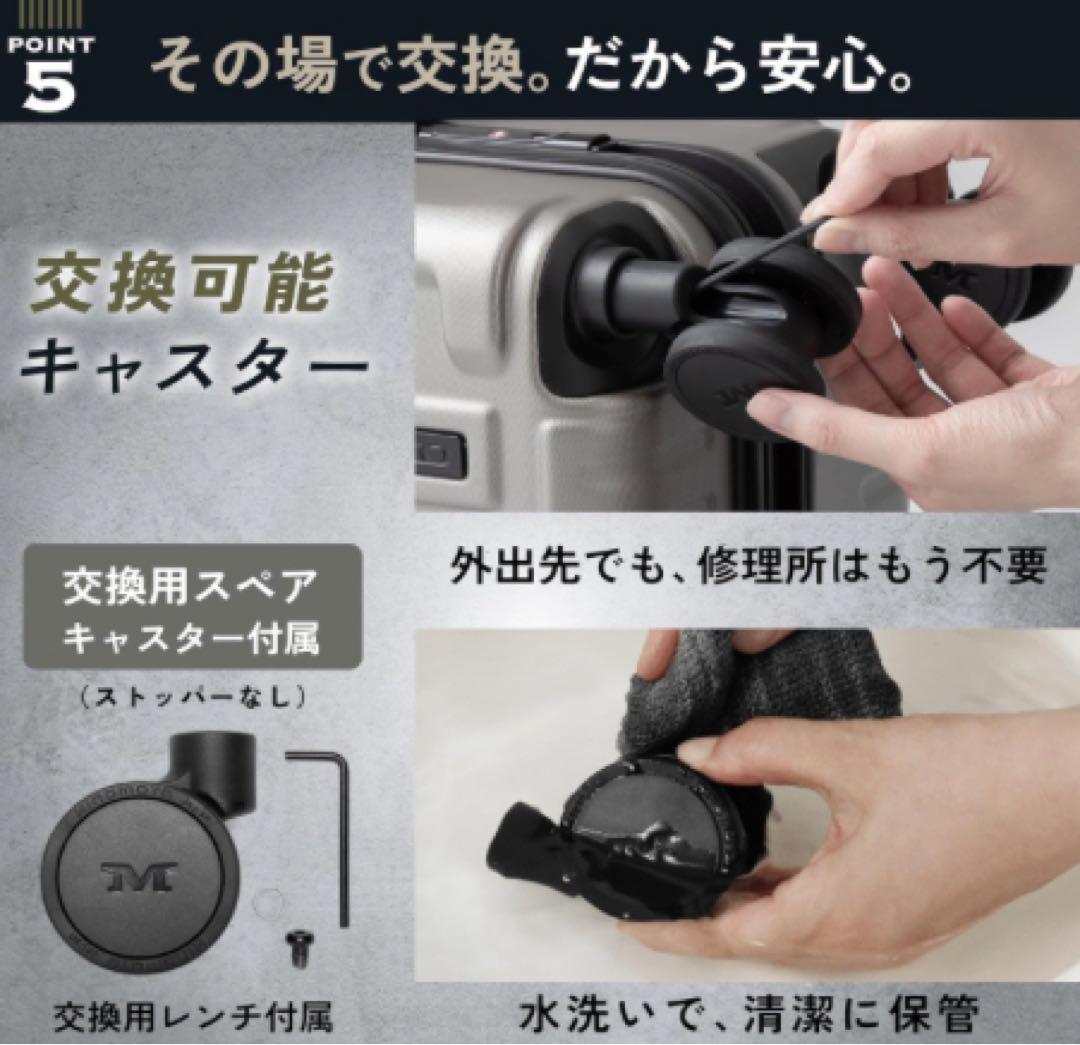 y*s様 新品 MAIMOスーツケース キャリーケース ライト ベージュ S 機