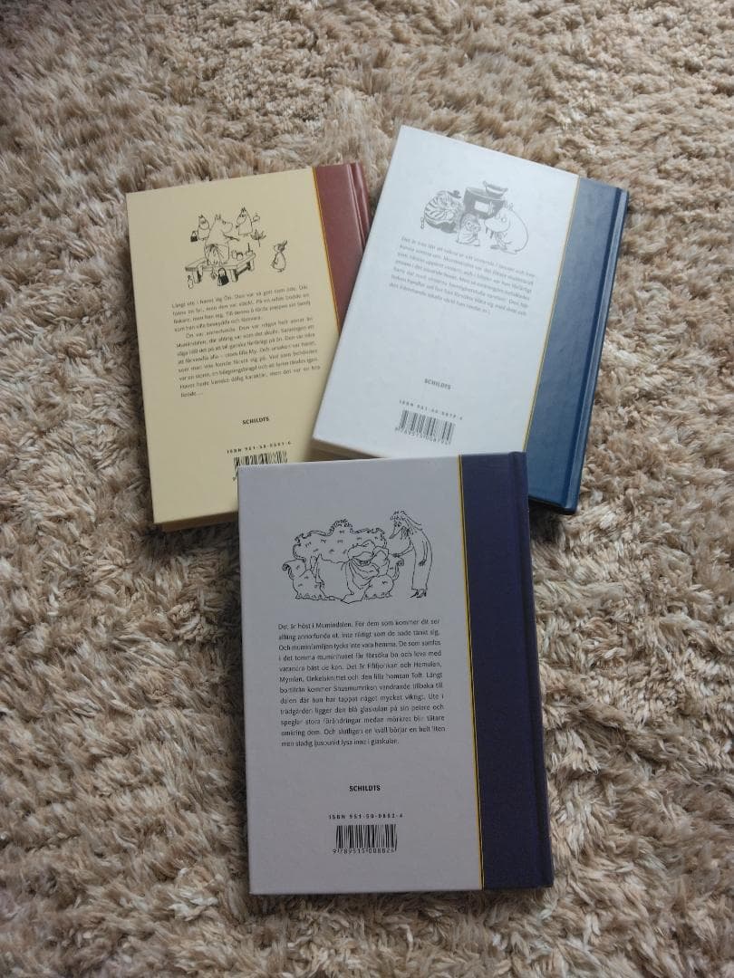 ムーミンスウェーデン語版3冊セット