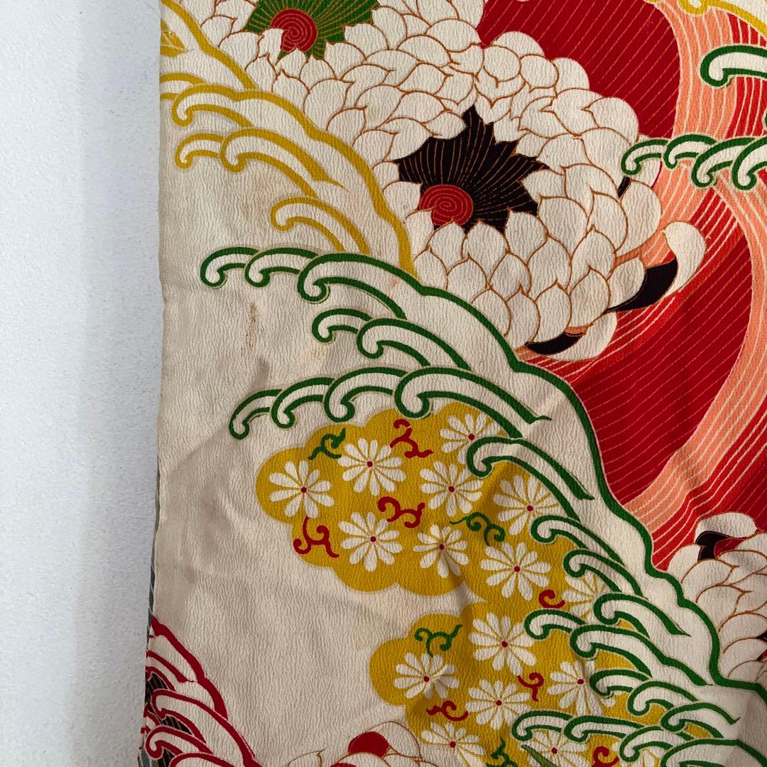 アンティーク　七五三　3歳　着物　被布コートビーズバック　草履セット☆