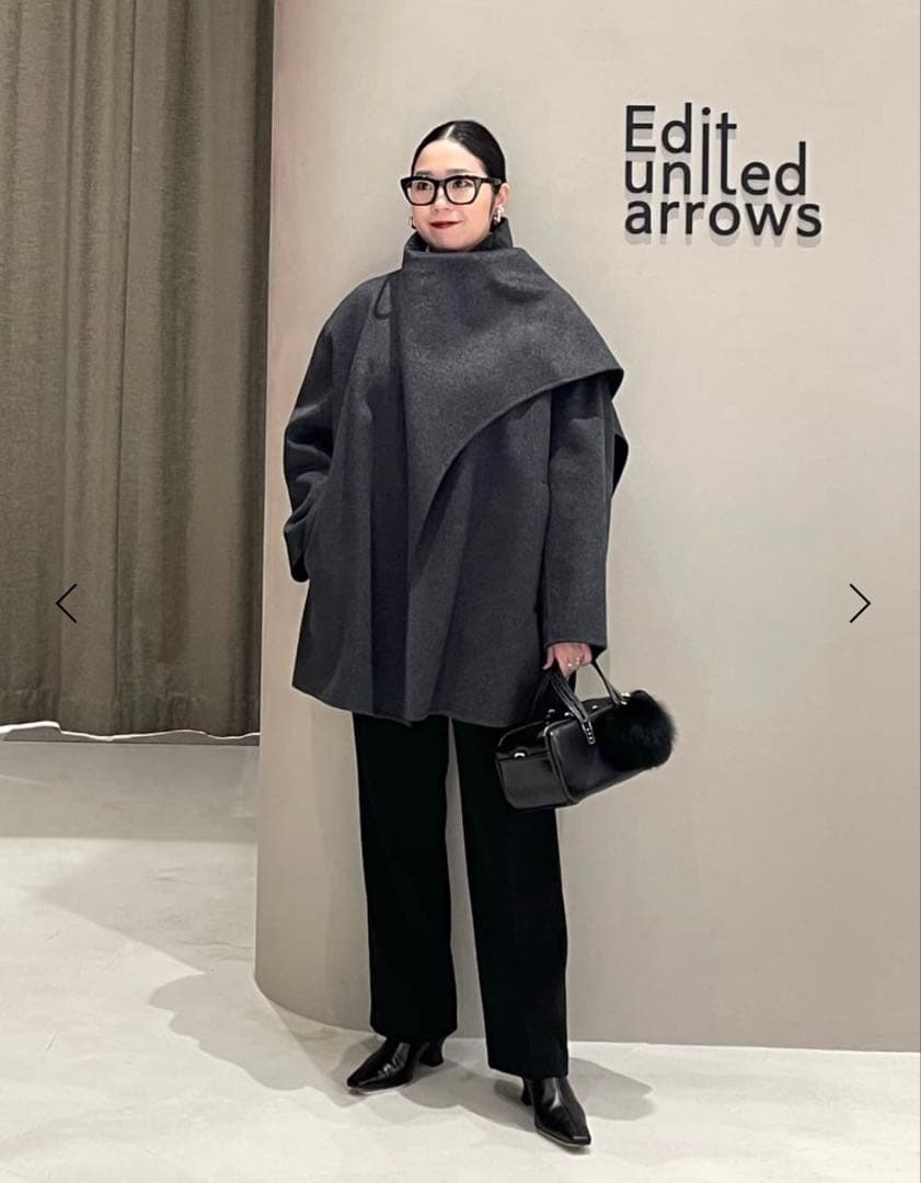 新品タグ付　conte コンテ　リバーストールコート