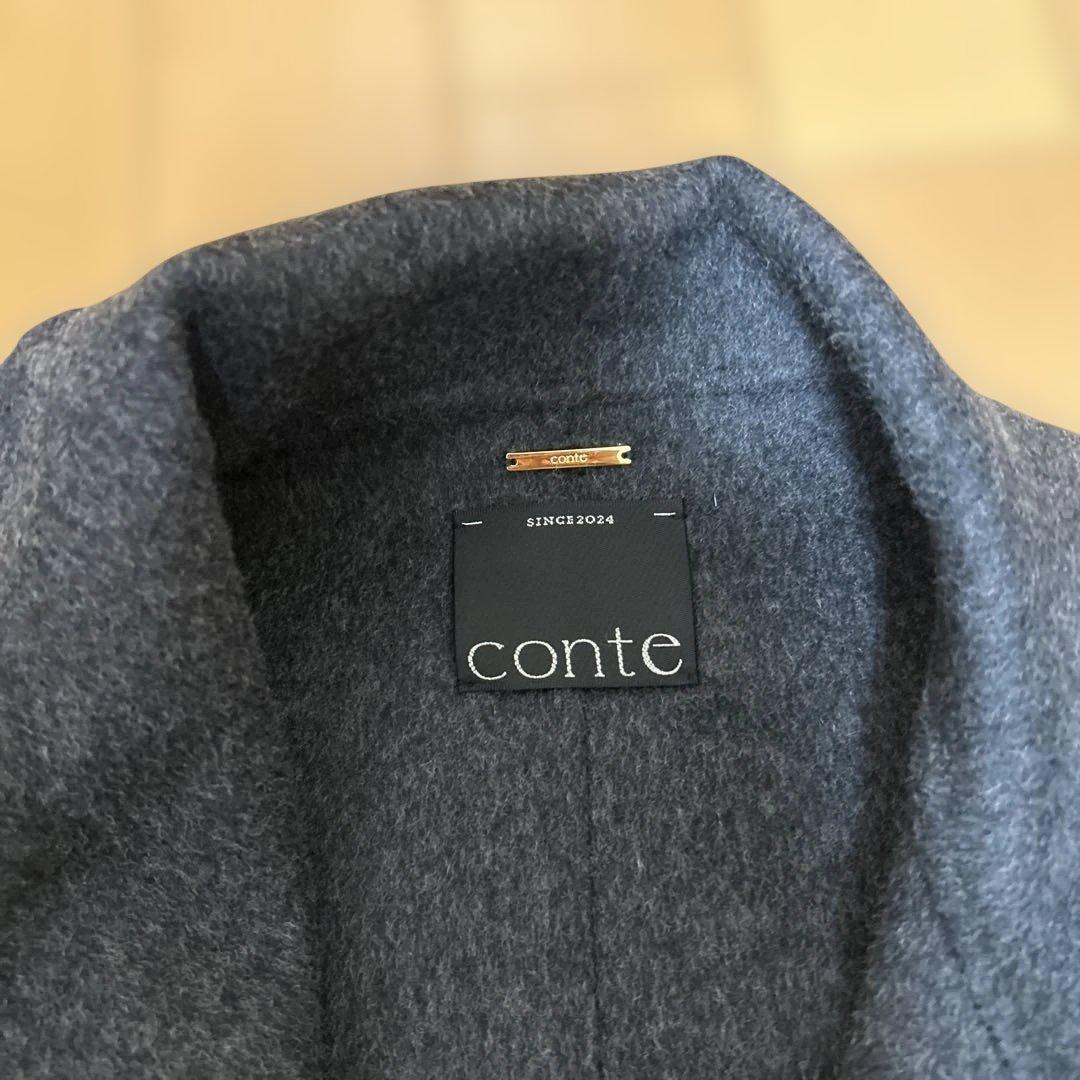 新品タグ付　conte コンテ　リバーストールコート
