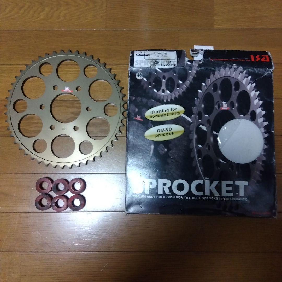 ダイマグ用スプロケット　isa製48丁+ハブダンパー DYMAG