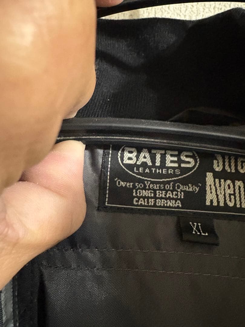 BATES フード付きジャケット 黒/緑