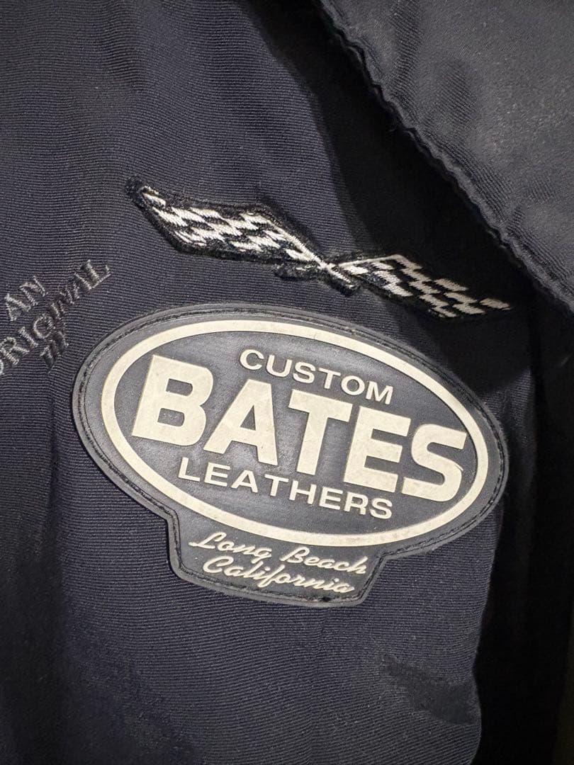 BATES フード付きジャケット 黒/緑