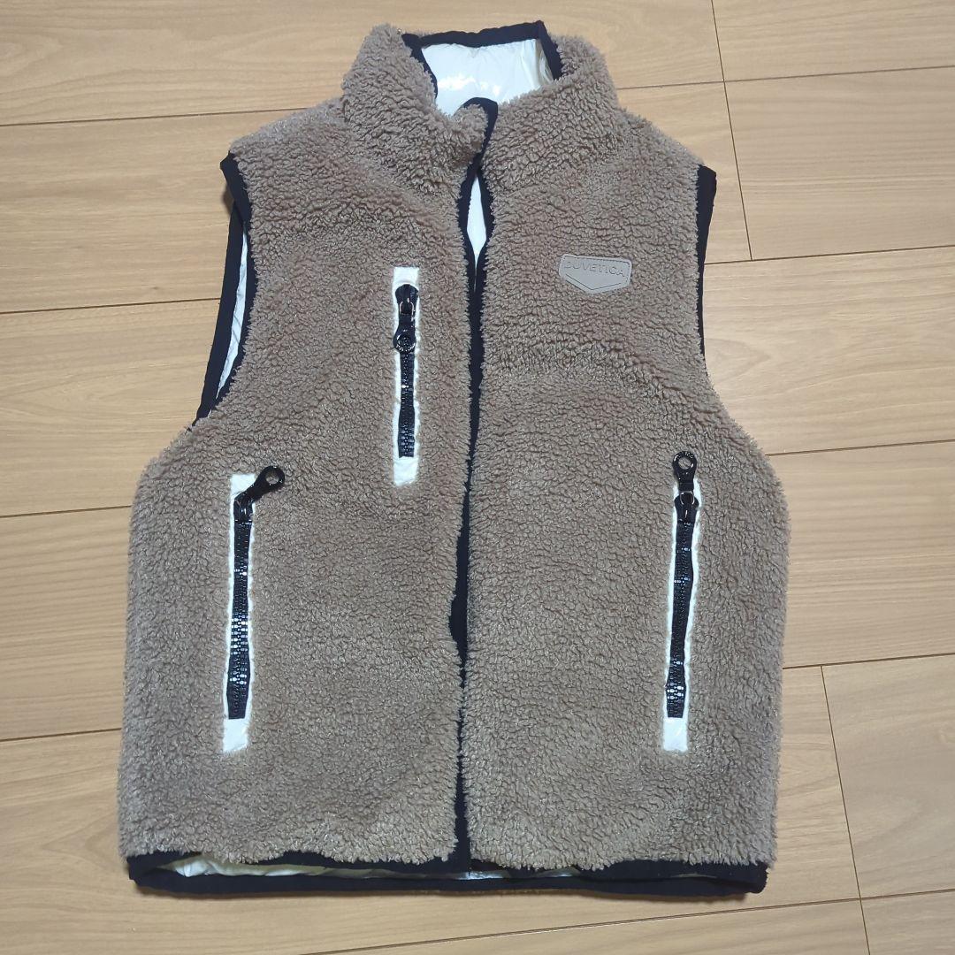 DUVETICA ホワイト ノースリーブダウンジャケット