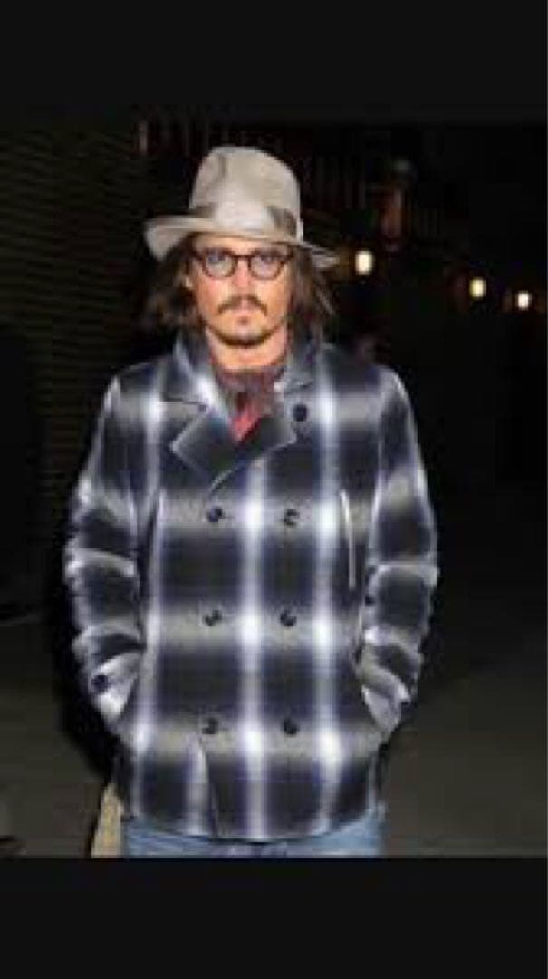 ジョニーデップ 着用 Pコート ウールリッチ　Mサイズ